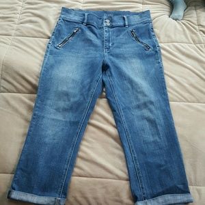 High waist jegging crops