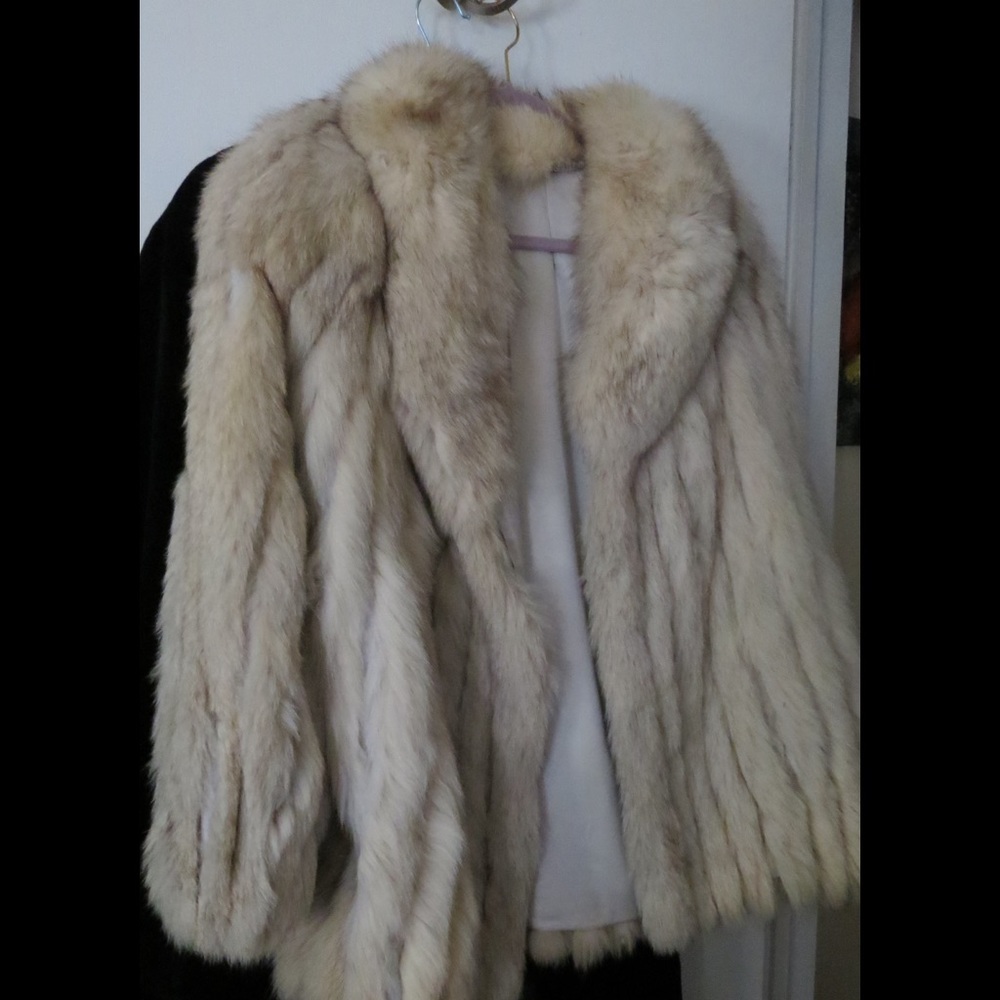 FUR FOX JACKET MADE IN FINLAND