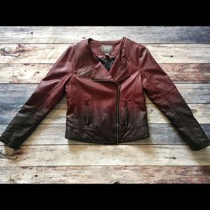 BKE Faux Leather Ombré Jacket NEW WITHOUT TAGS.