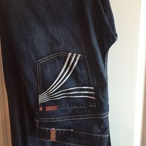 7 for all mankind  31 waist jeans washed once