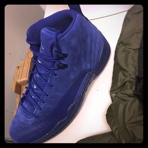 Dead stock suede royal blue Air Jordan 12's