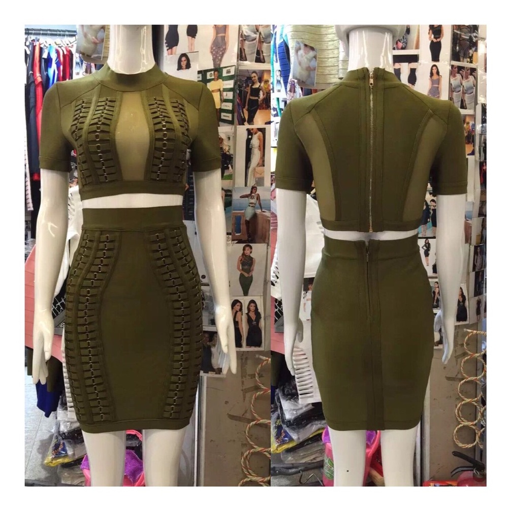 Couture Bandage Skirt Set