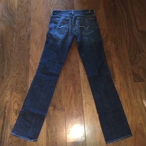 7 for All Mankind size 28 classic dark wash jeans