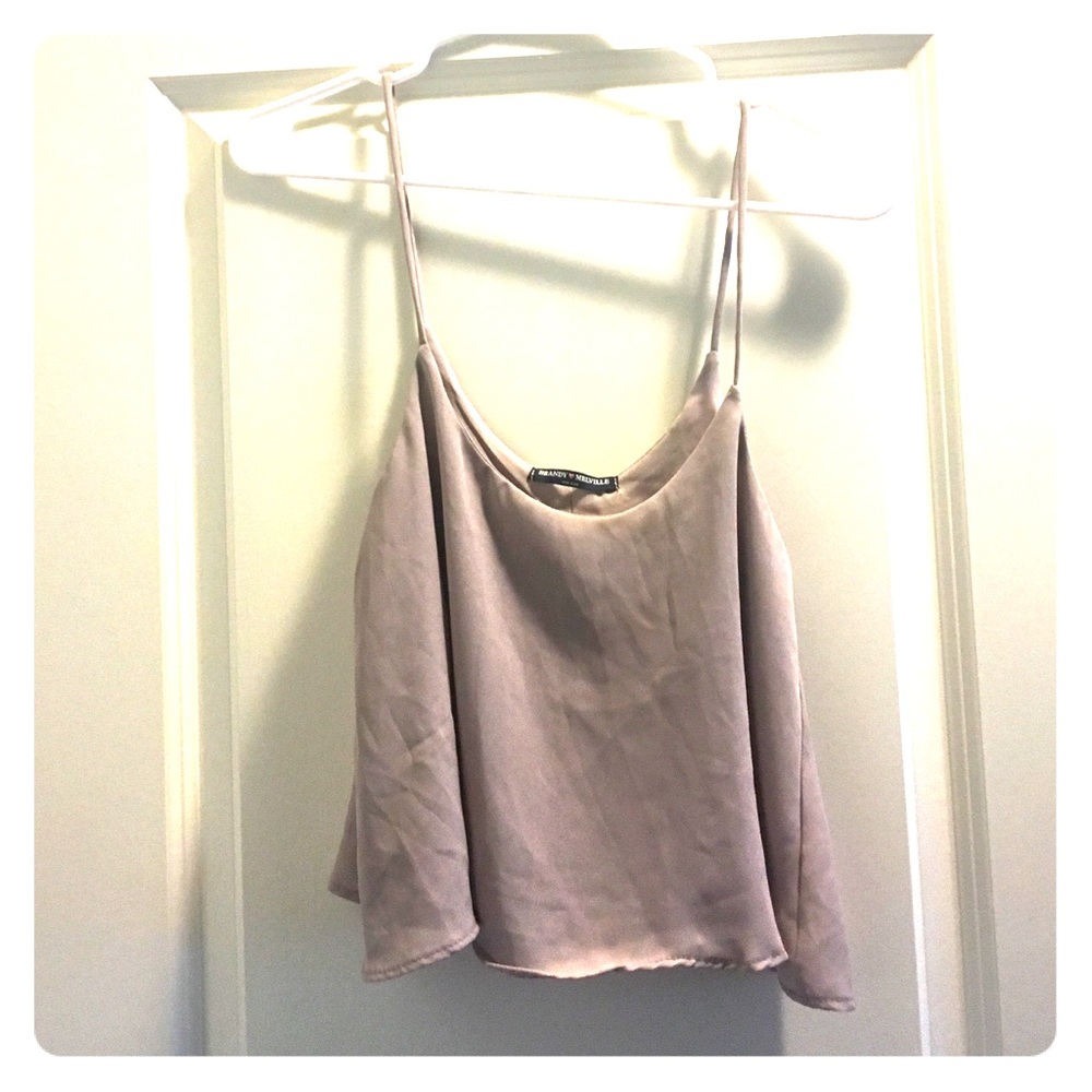Brandy Melville Tan Crop