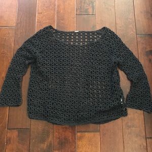 Free people crocheted sweater