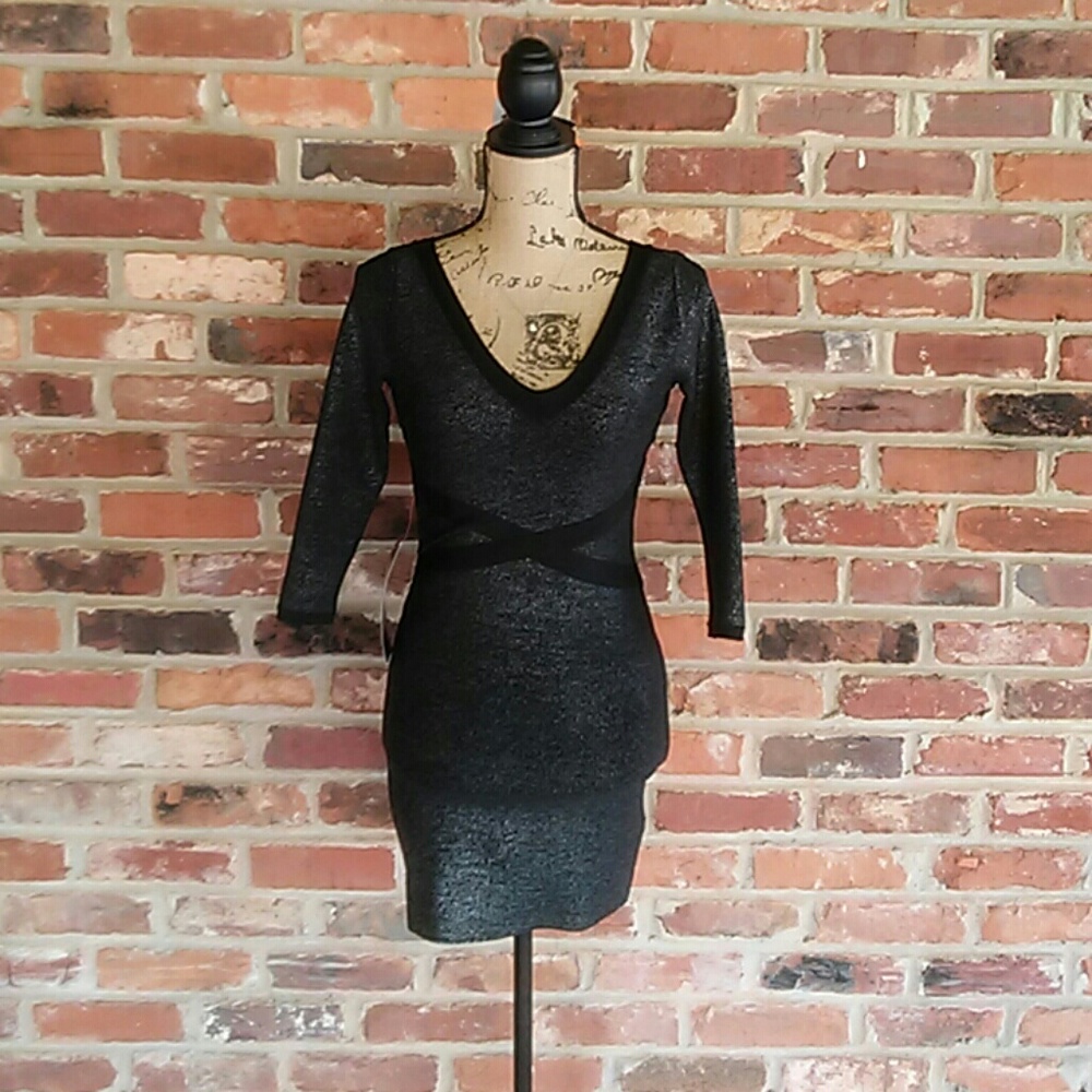 Bodycon V- Neck Dress