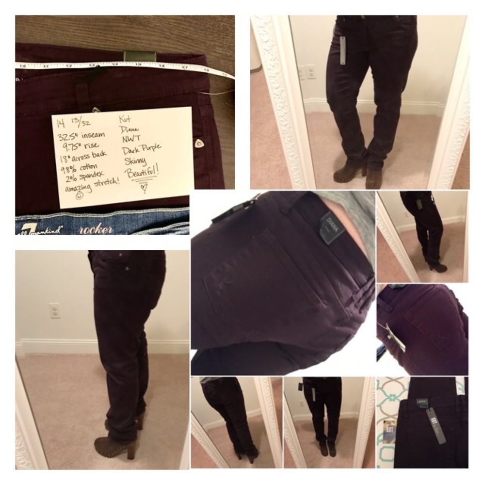 💙👖7 For All Mankind Jeans Run Small👖💙 Compare! - Picture 3 of 4