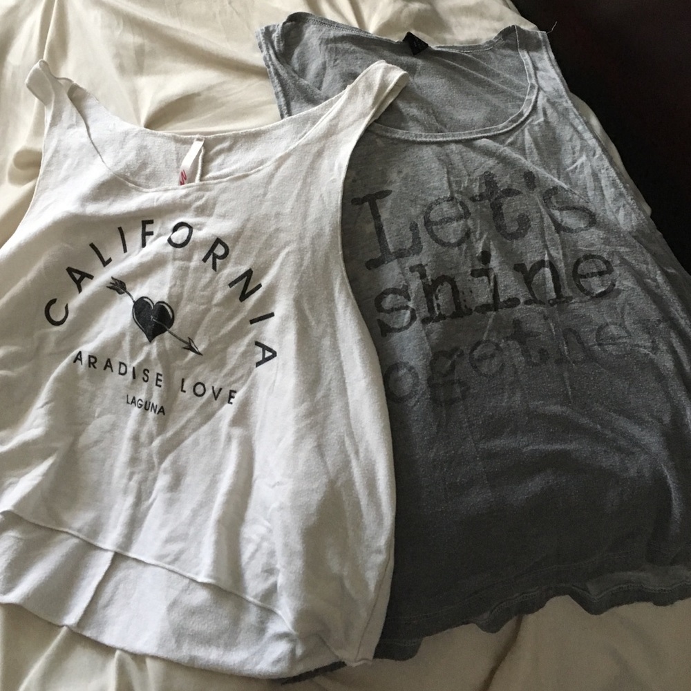 Loose fitting tank tops