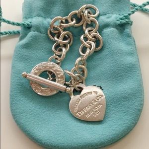 Return To Tiffany Heart Tag Toggle Bracelet