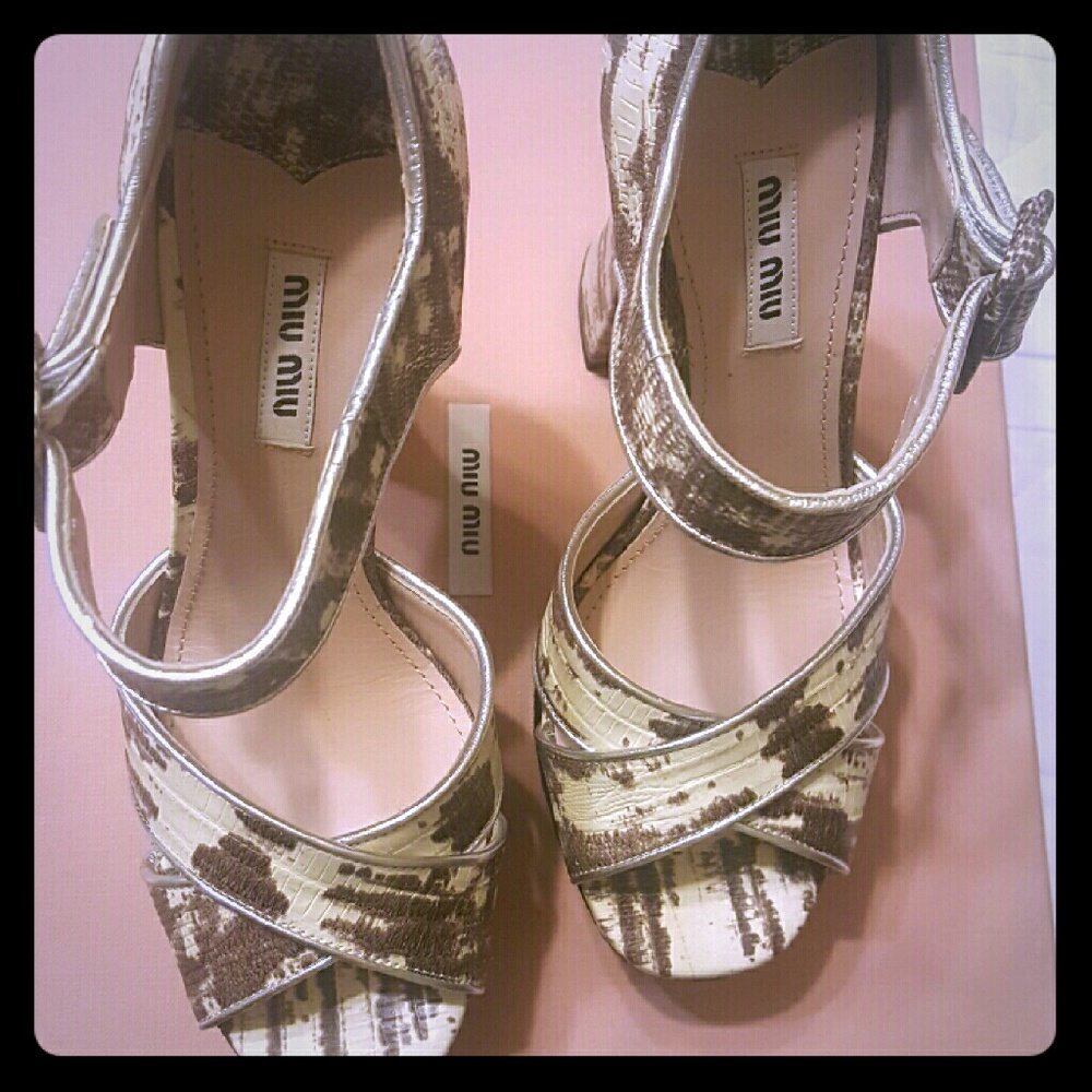 Miu Miu platforms great condition