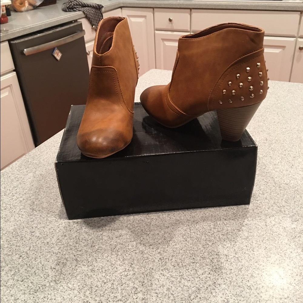 Gorgeous Studded Ankle Booties