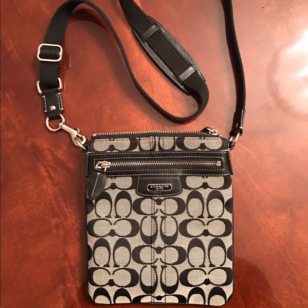 Coach Black Signature C Crossbody