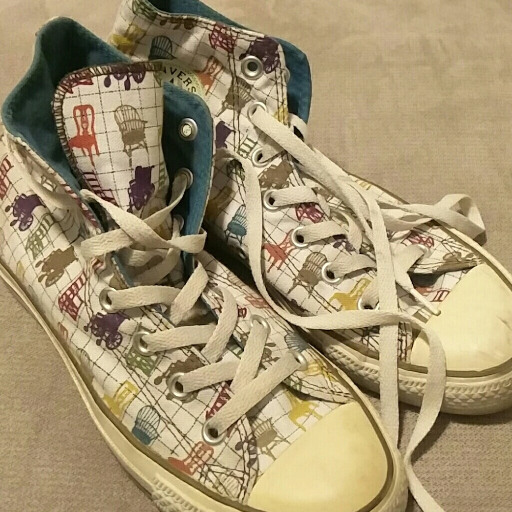Old school high top Chuck Taylor converse