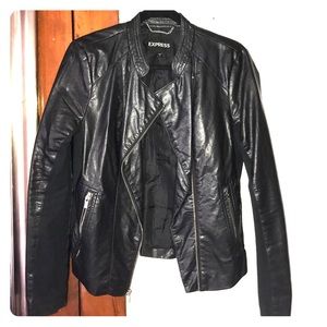 Express leather jacket