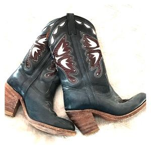 Miss Capezio Butterfly Cowboy Boots