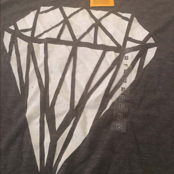 H&M diamond tshirt size XS - Picture 2 of 2