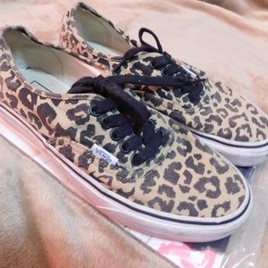 Cheetah print vans