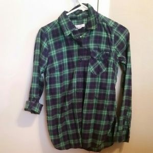 Delias flannel button down