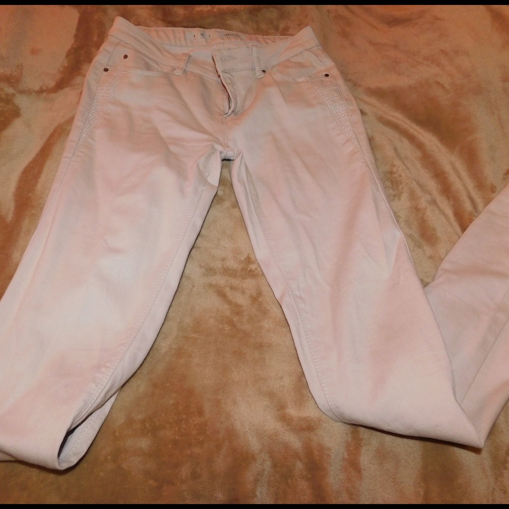 Khaki skinny jeggings