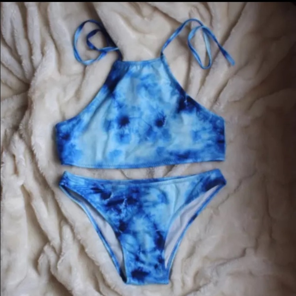 Blue Tye Dye Bikini
