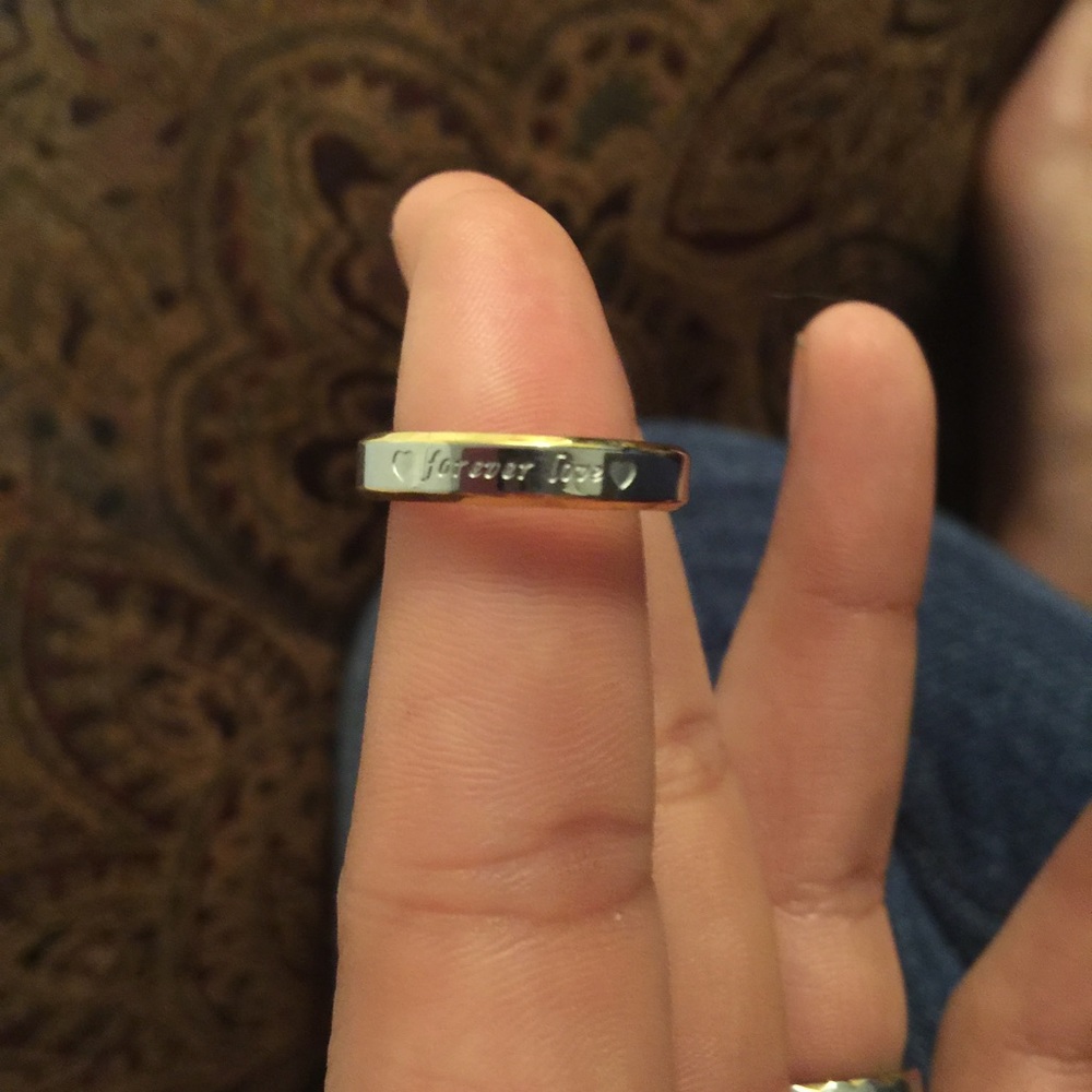 18k gold promise ring
