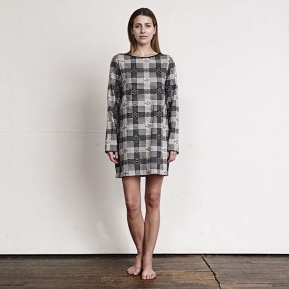 Ace & Jig long sleeve dress in Comet