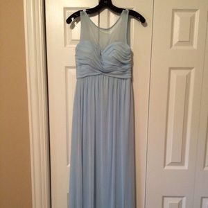 Light blue bridesmaid dress