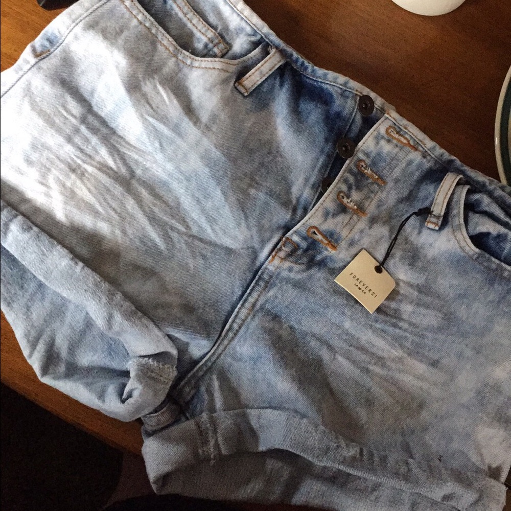 High waisted shorts