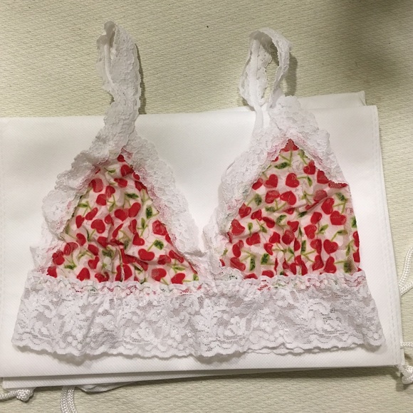 Hanky Panky Other - New Hanky Panky Cherry Heart Bralette