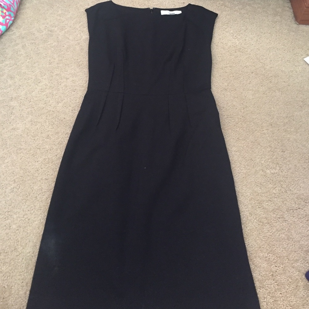 A line black dress