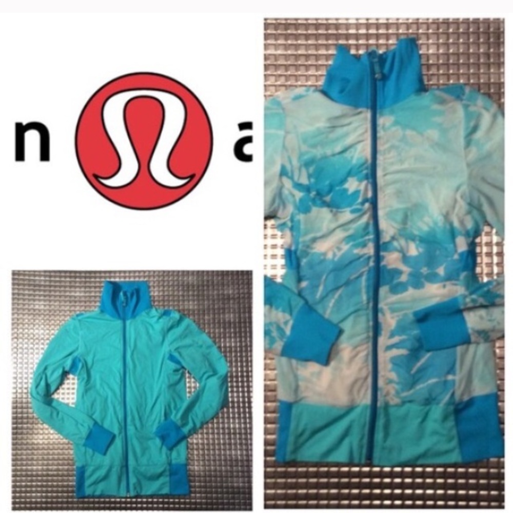 Lululemon athletica reversible teal baja jacket 6