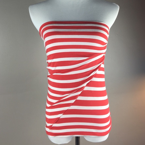 Cabi 789 Blaine Lobster Strapless Tube Top Cabi 789 Blaine Lobster Strapless Tube Top