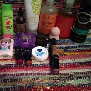Multiple beauty products