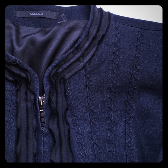 Tahari 3/4 sleeve jacket - Picture 1 of 4