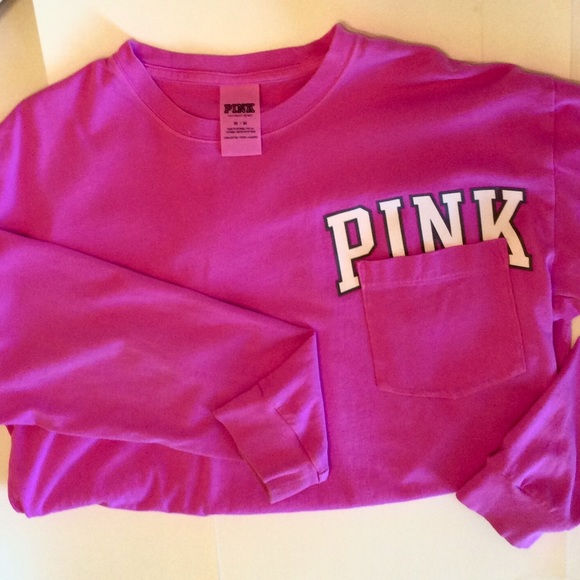 Pink Campus Tee *will trade for smaller size * - Picture 3 of 4