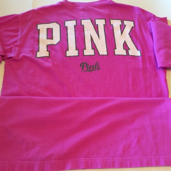 Pink Campus Tee *will trade for smaller size * - Picture 4 of 4