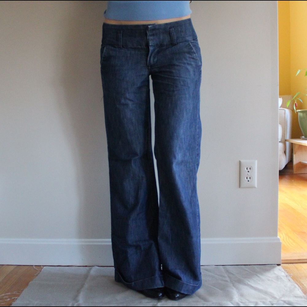 Forever 21 Wide Leg Soft Denim Pant