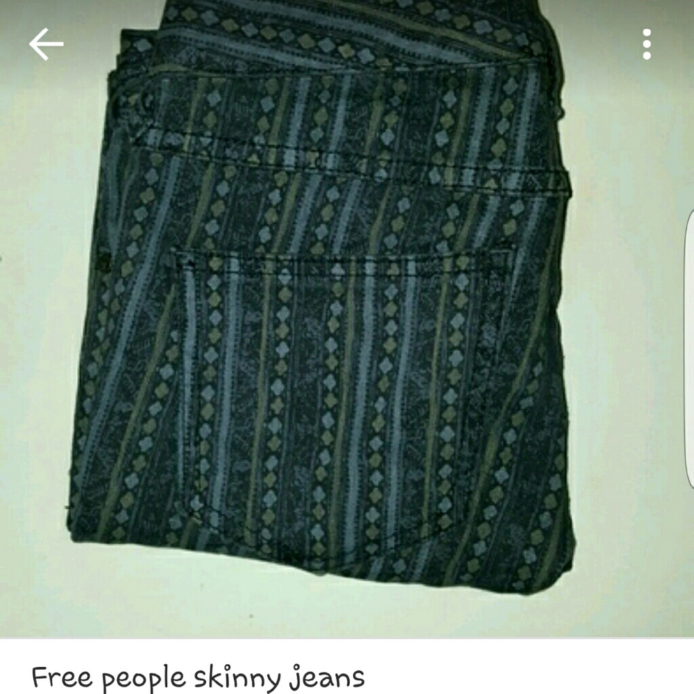 FREE PEOPLE SKINNY JEANS