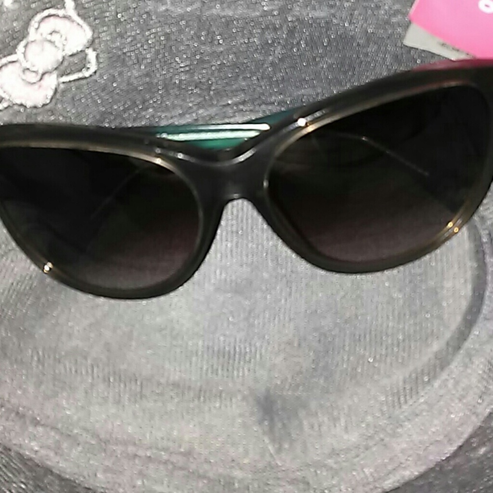 DVF CATEYE FRAMED CHOCOLATE&GREEN