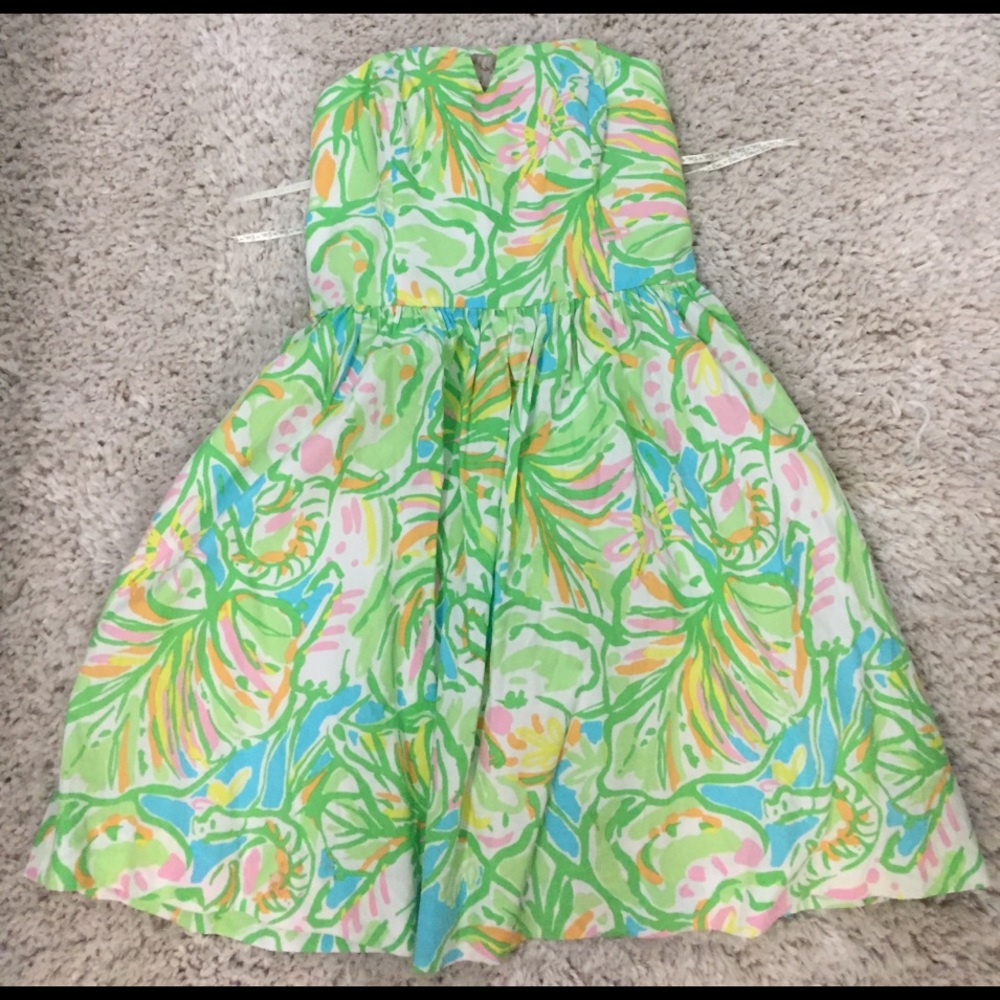 Lilly Pulitzer Strapless Mini Dress
