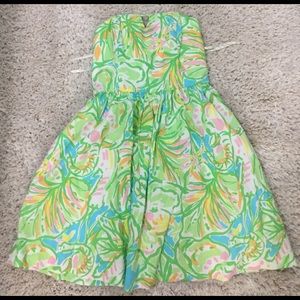 Lilly Pulitzer Strapless Mini Dress