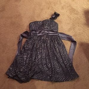 One Shoulder Homecoming/Prom Dress