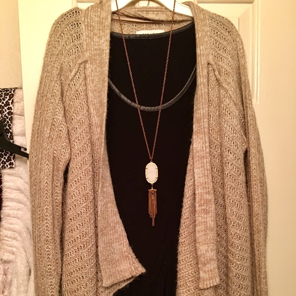 Sonoma beige sweater cardigan