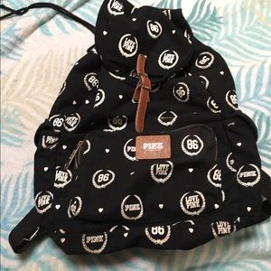 PINK multiple pocket backpack