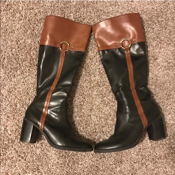 Etienne Aigner Shoes - Etienne aigner Brown black boots