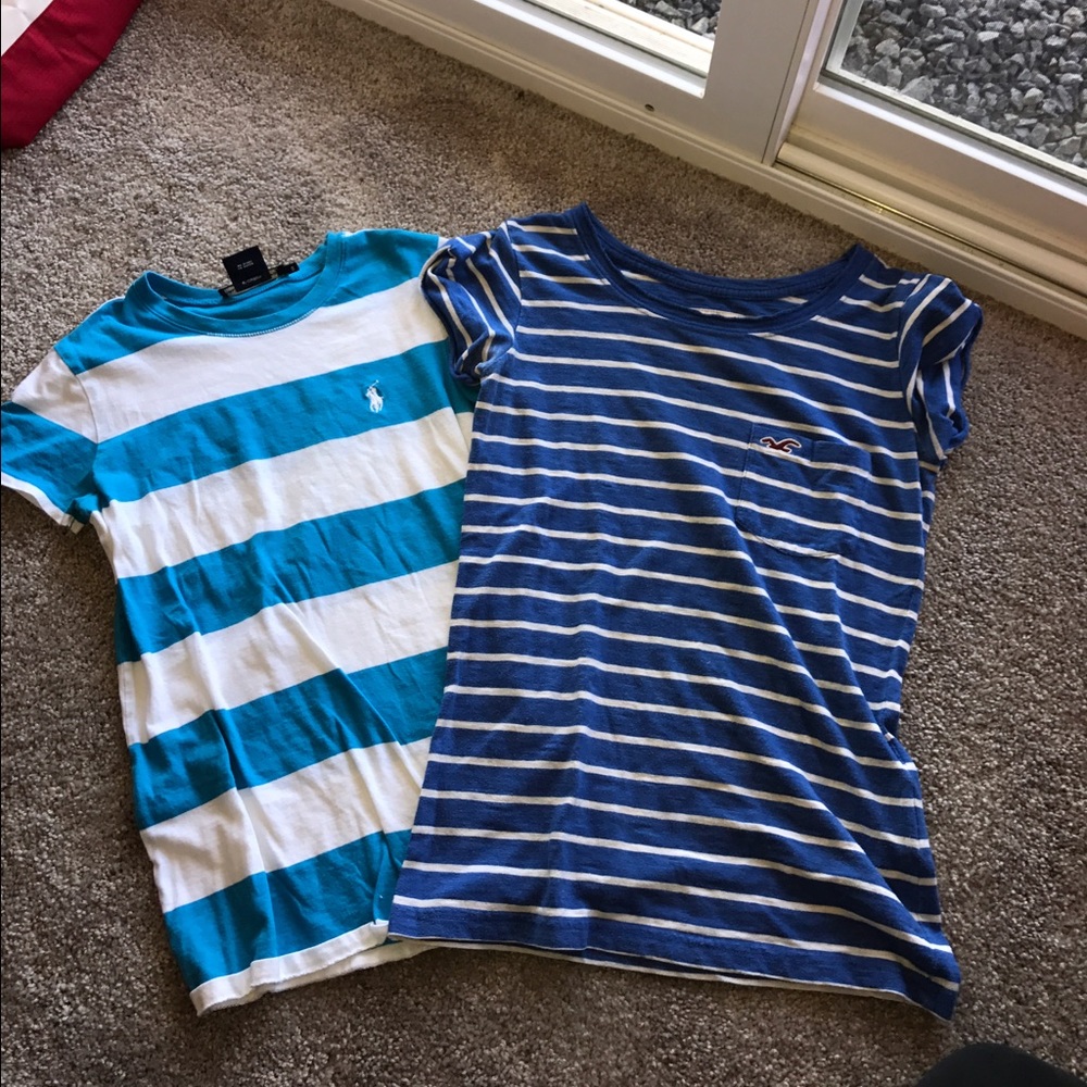 Polo and Hollister Striped Bundle