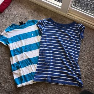 Polo and Hollister Striped Bundle