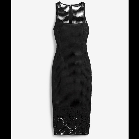 White House Black Market Dresses & Skirts - White House Black Market - Mixed Lace Sheath Dress