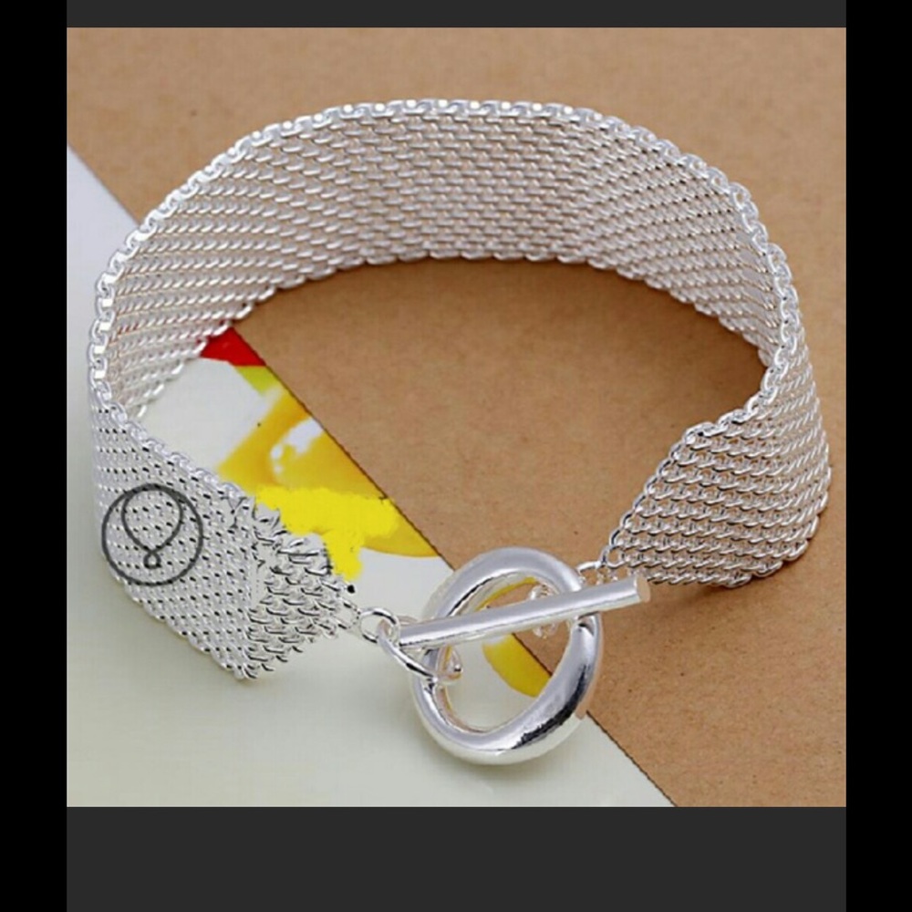 925 Stamped Link bracelet - Picture 4 of 6