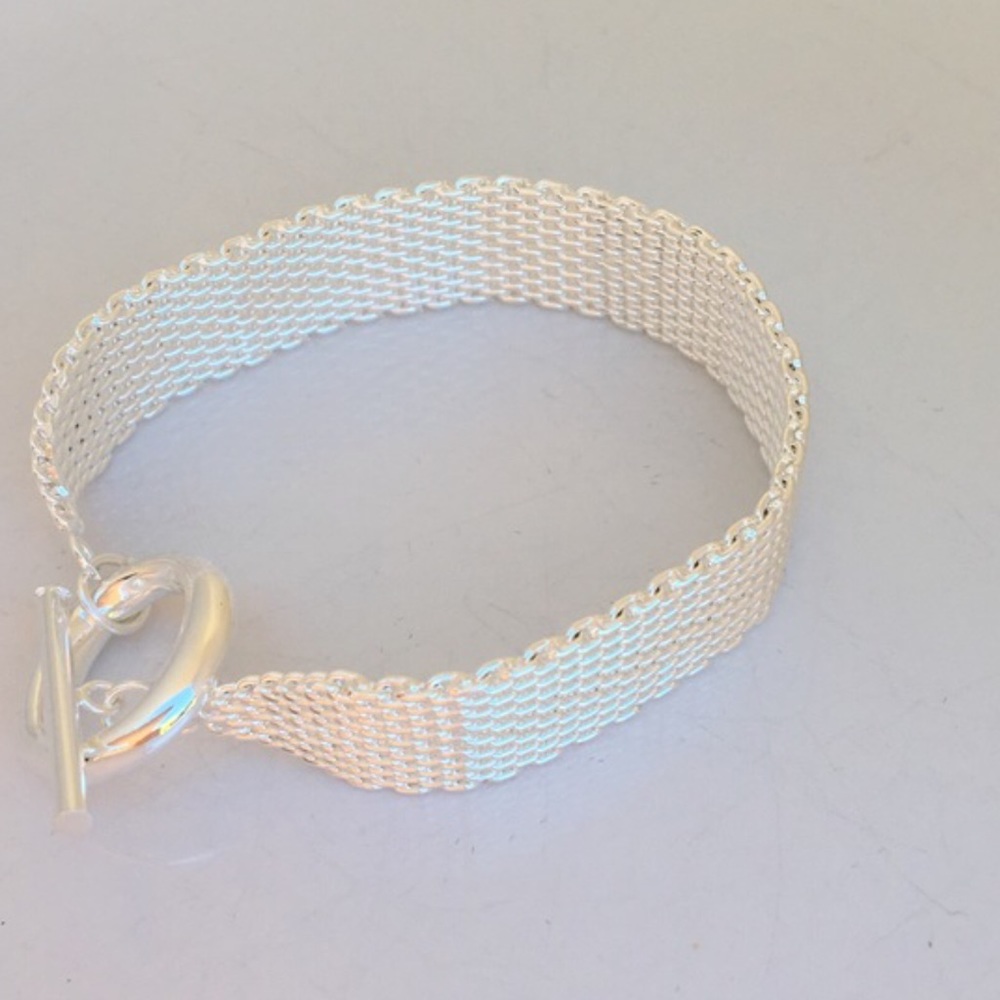 925 Stamped Link bracelet - Picture 2 of 6